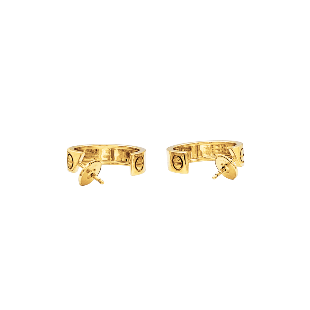 Boucles d'oreilles Cartier, "Love", modèle classique or jaune. 4