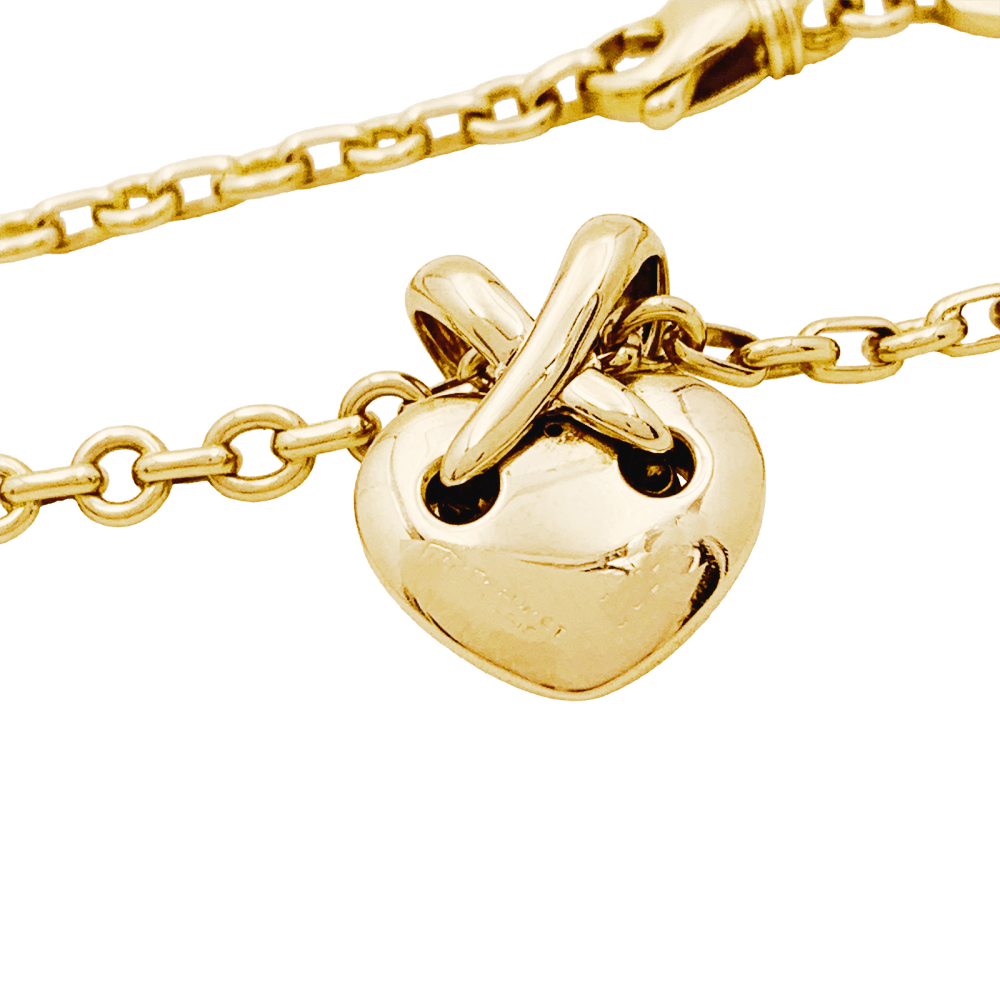 Collier Chaumet, "Coeur Liens", or jaune.  5