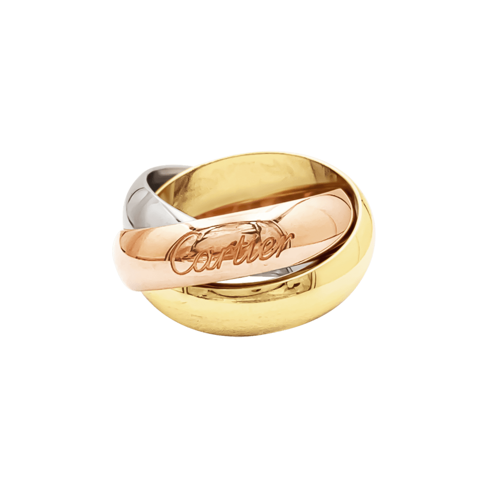 Bague Cartier, "Trinity", or jaune, or blanc, or rose. 1