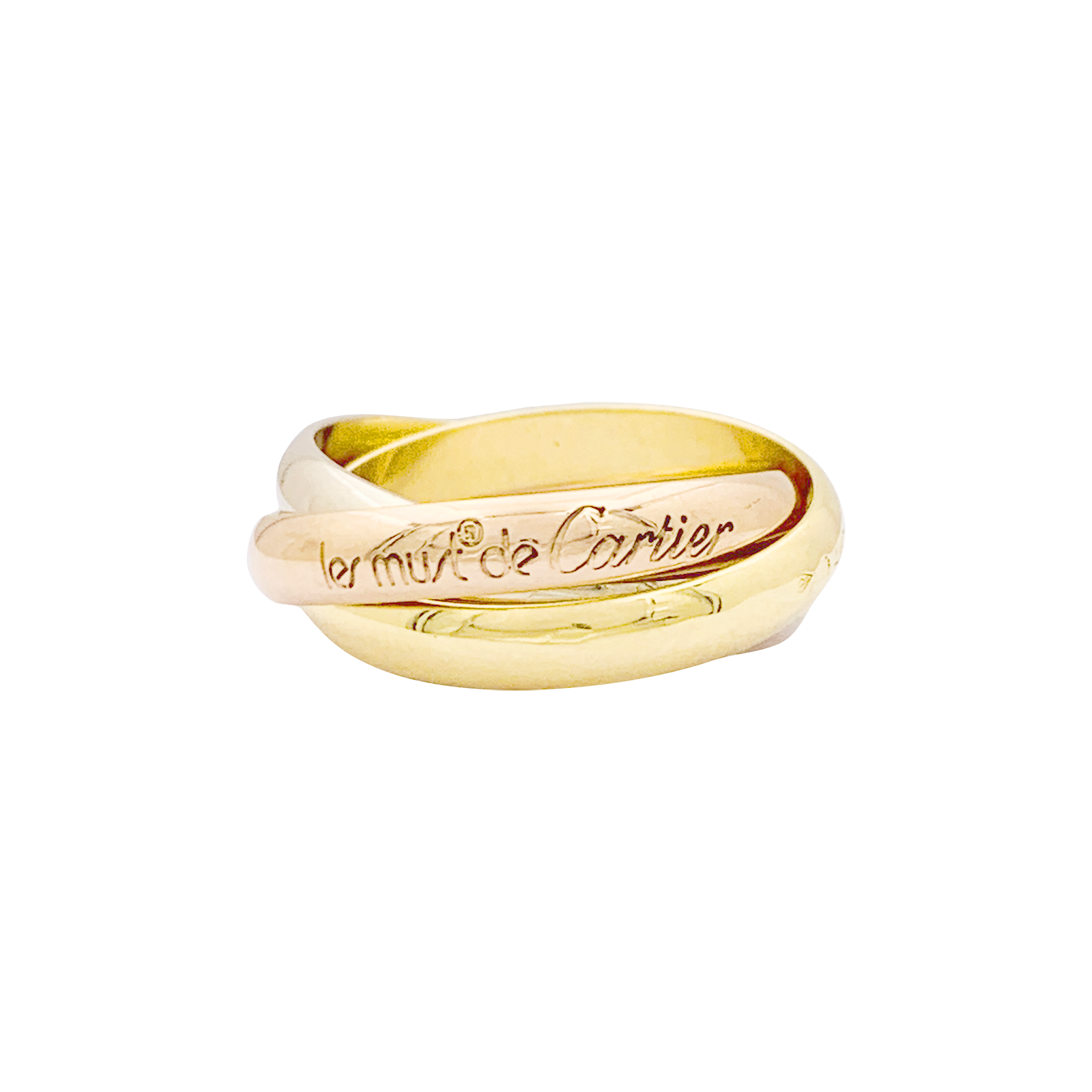 Bague CARTIER Trinity Must, trois ors. 1