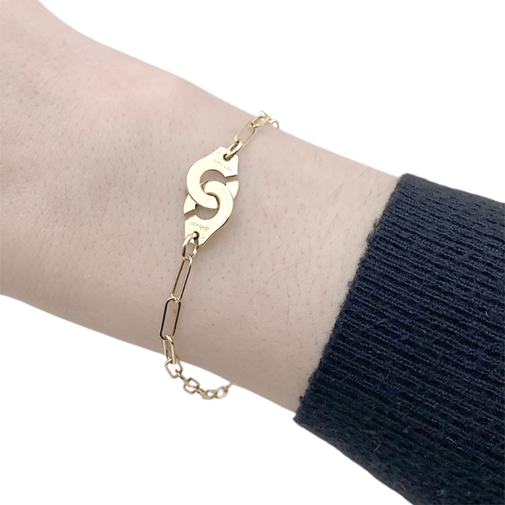 Bracelet Dinh Van, "Menottes", or jaune.  6