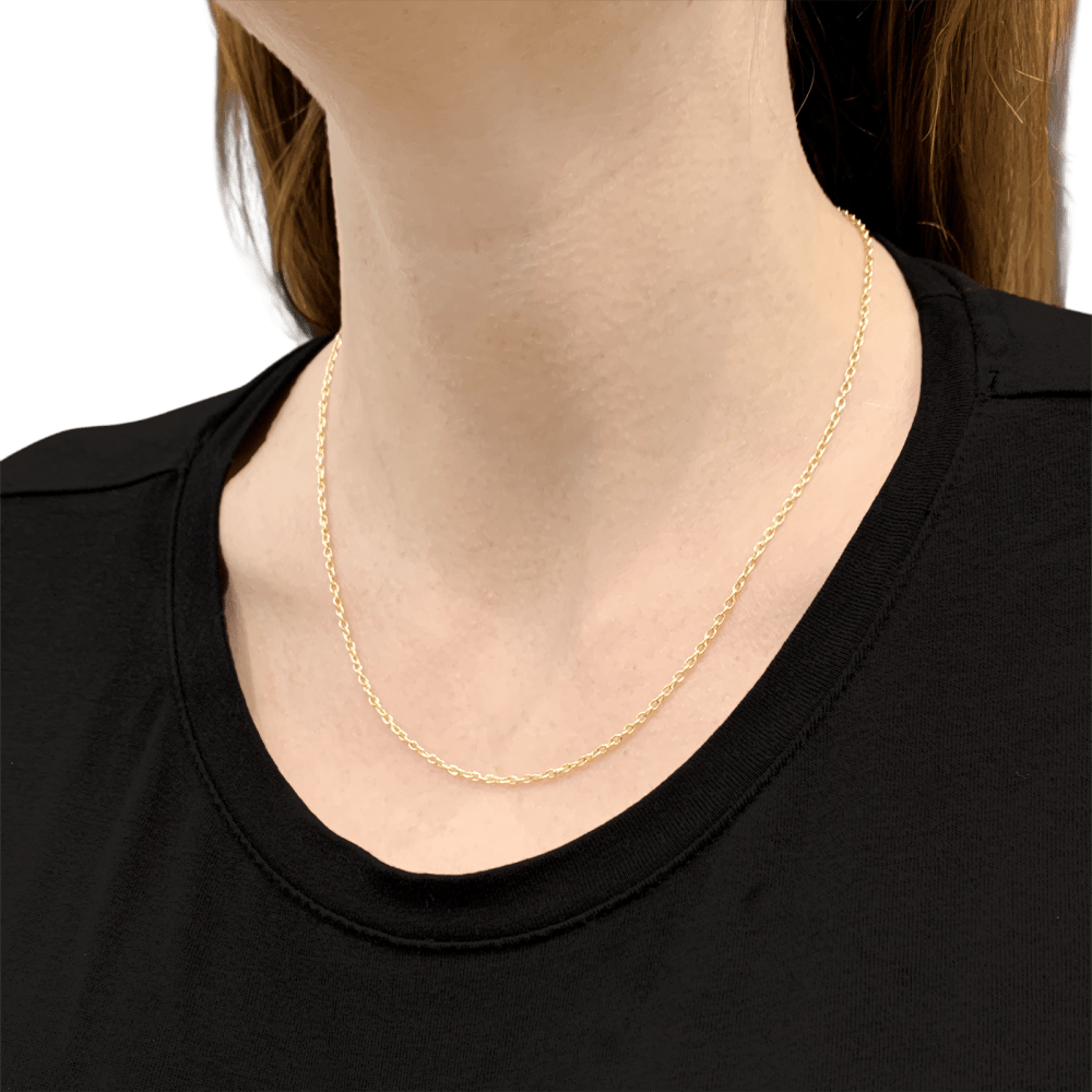 Chaîne en or rose. 5