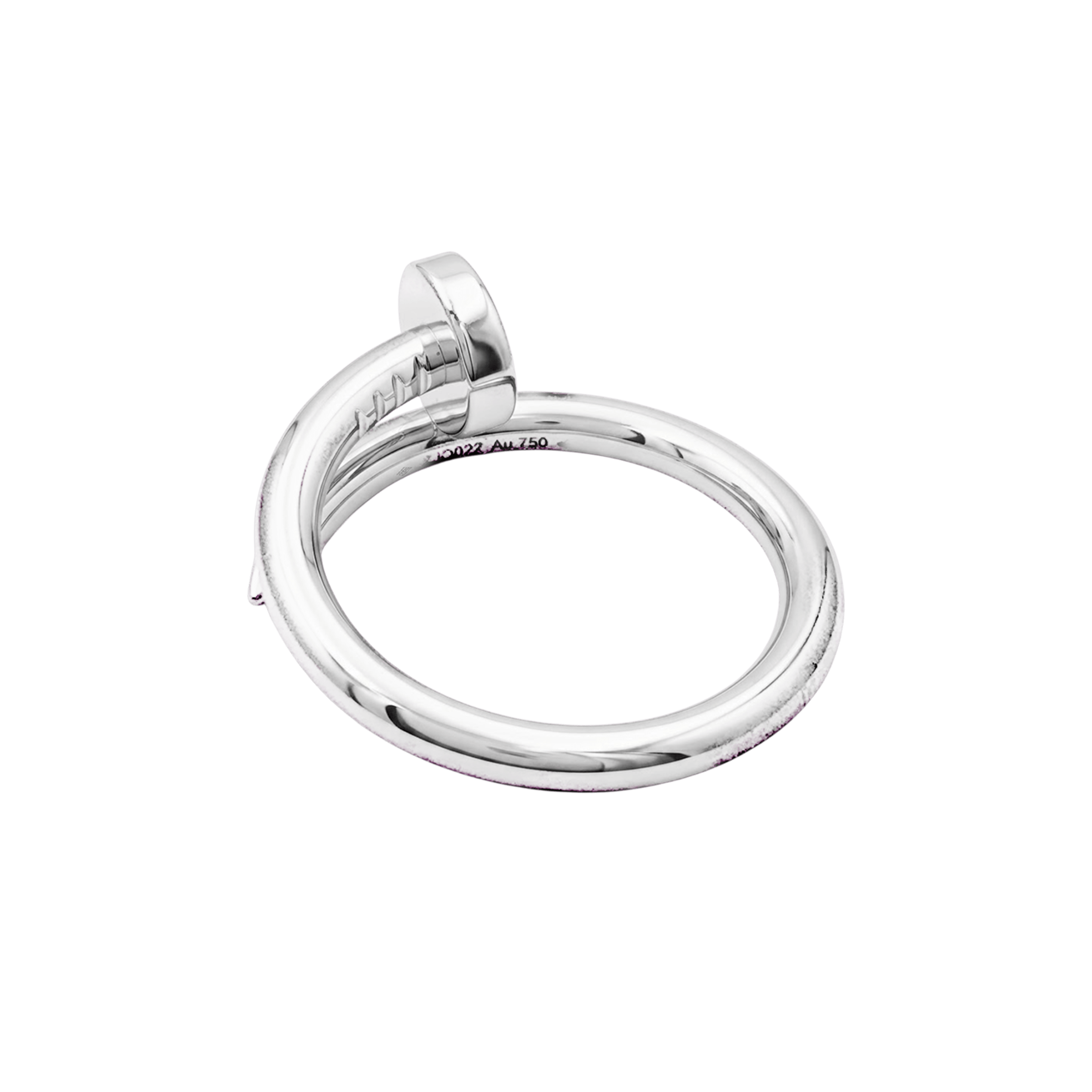 Bague Cartier, "Juste un Clou", or blanc, modèle classique.  3