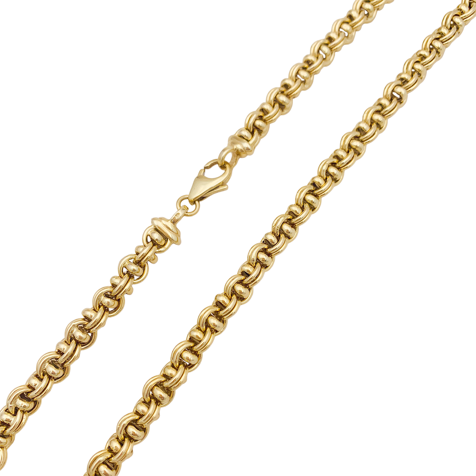 Collier maille fantaisie en or jaune. 70,9 grammes 3