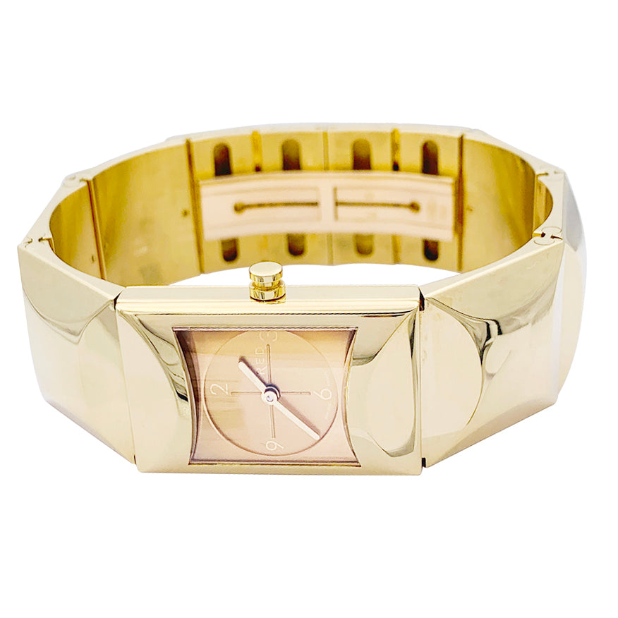 Montre Fred, "Cut", or jaune. 8