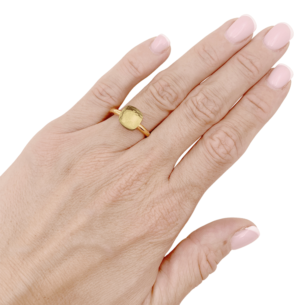Bague Pomellato, "Nudo", petit modèle, quartz citron. 5