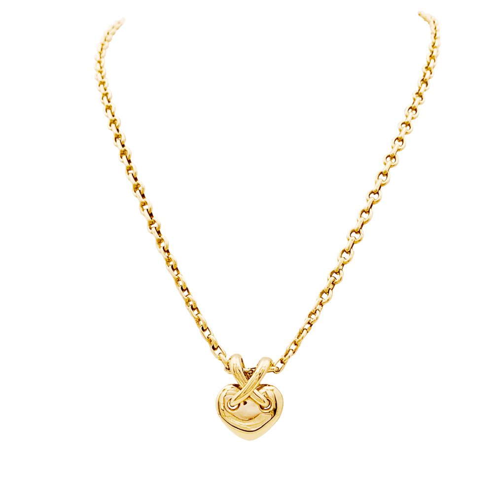 Collier Chaumet, "Coeur Liens", or jaune.  1