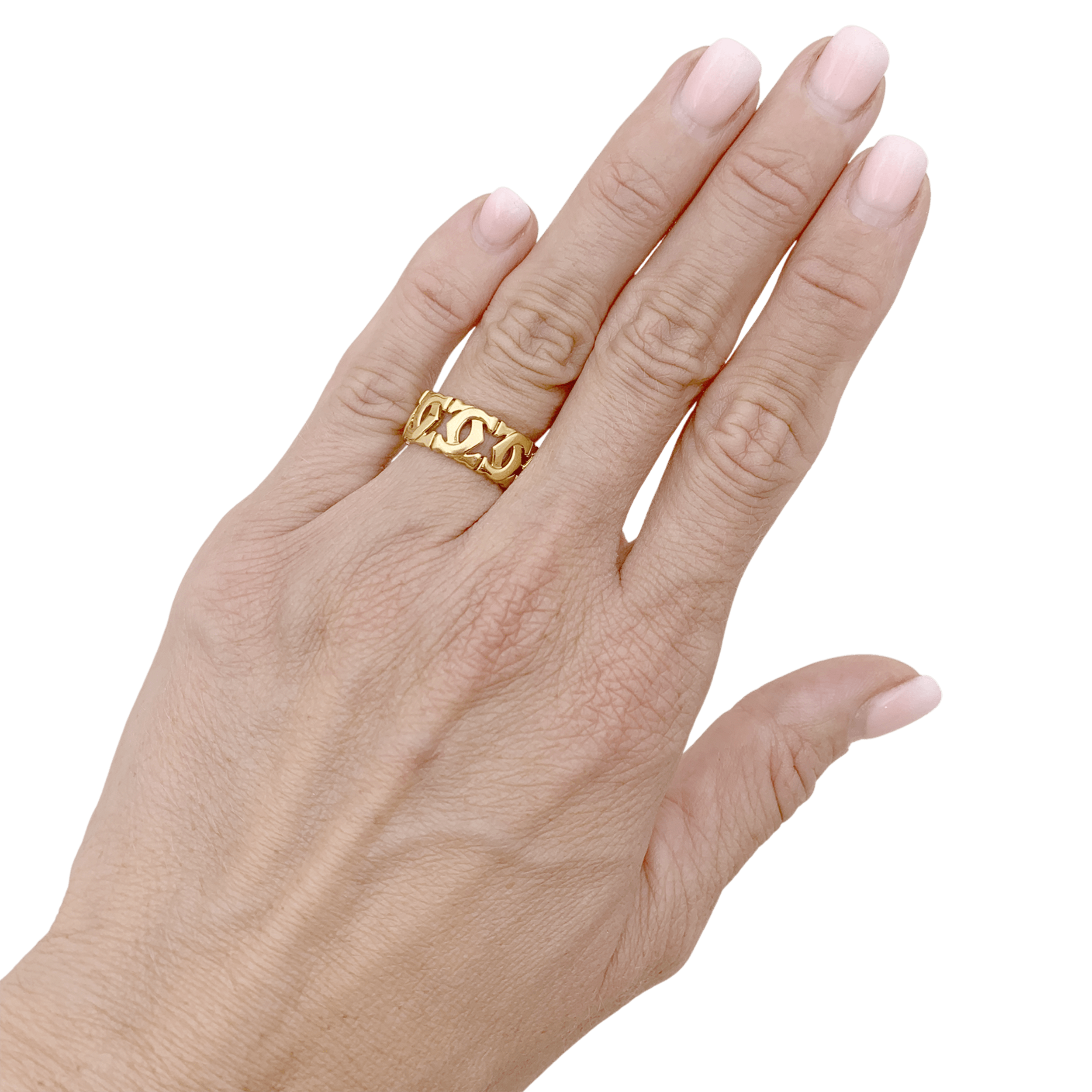 Bague Cartier, "C de Cartier", or jaune. 6