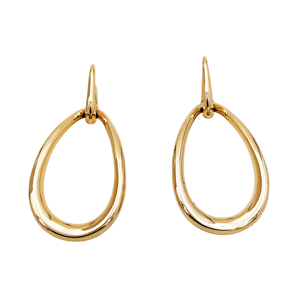 Boucles d'oreilles Pomellato, "Fantina", or rose.  1