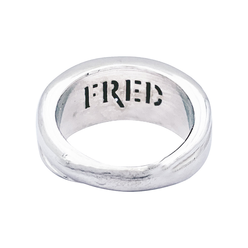 Bague Fred, "Success", en or blanc et diamants. 5