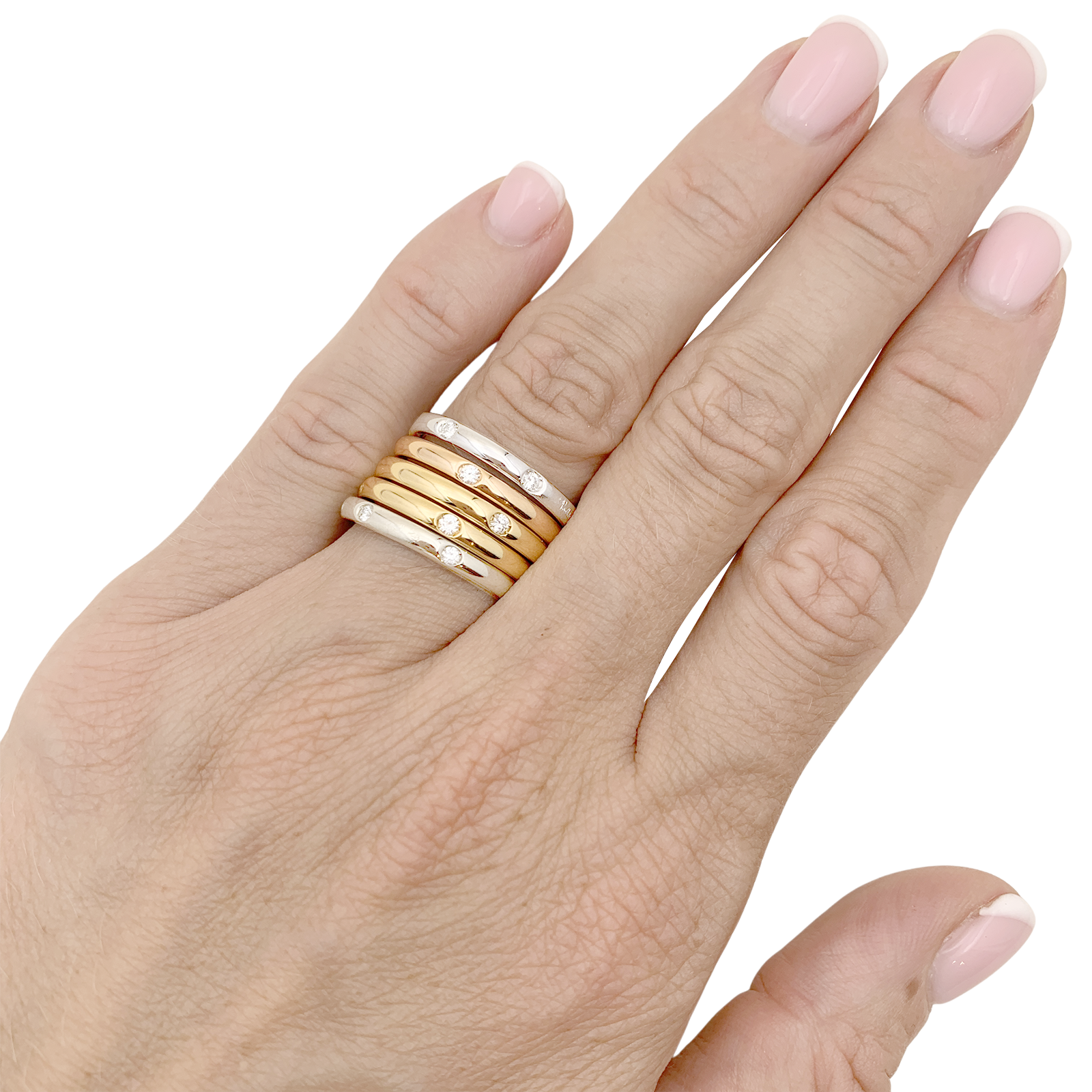 Bague Pomellato, "Lucciole", or jaune, diamant.  5