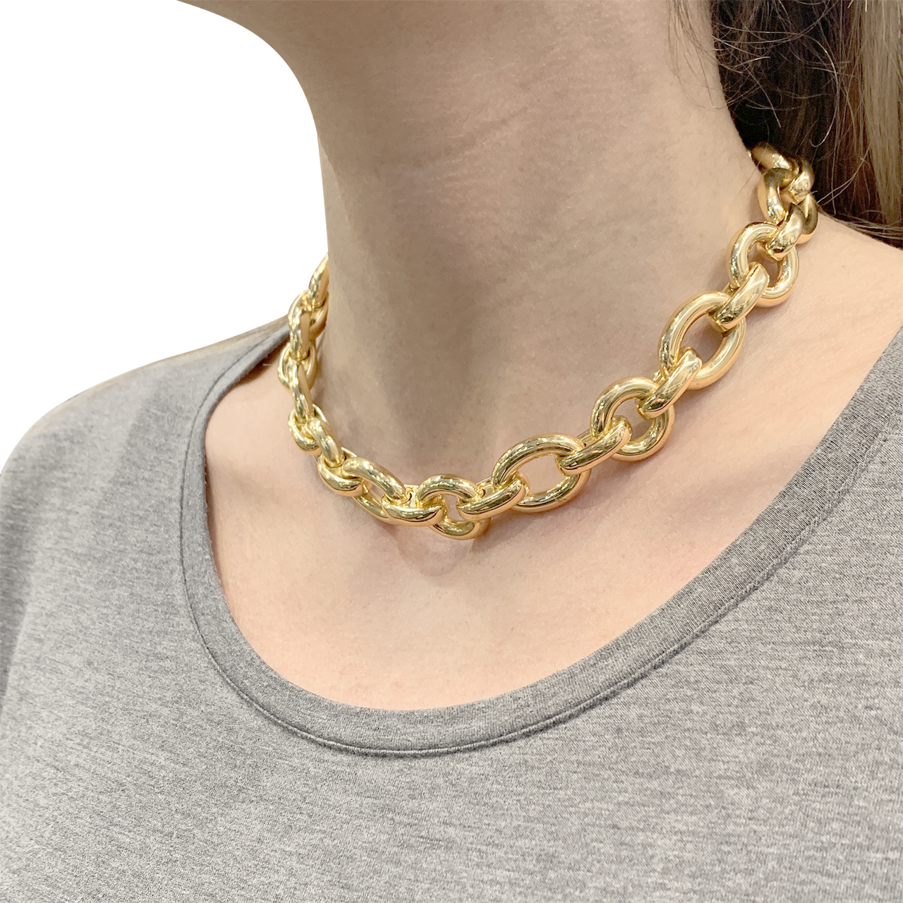 Collier Chaumet, "Ovronde", or jaune 7