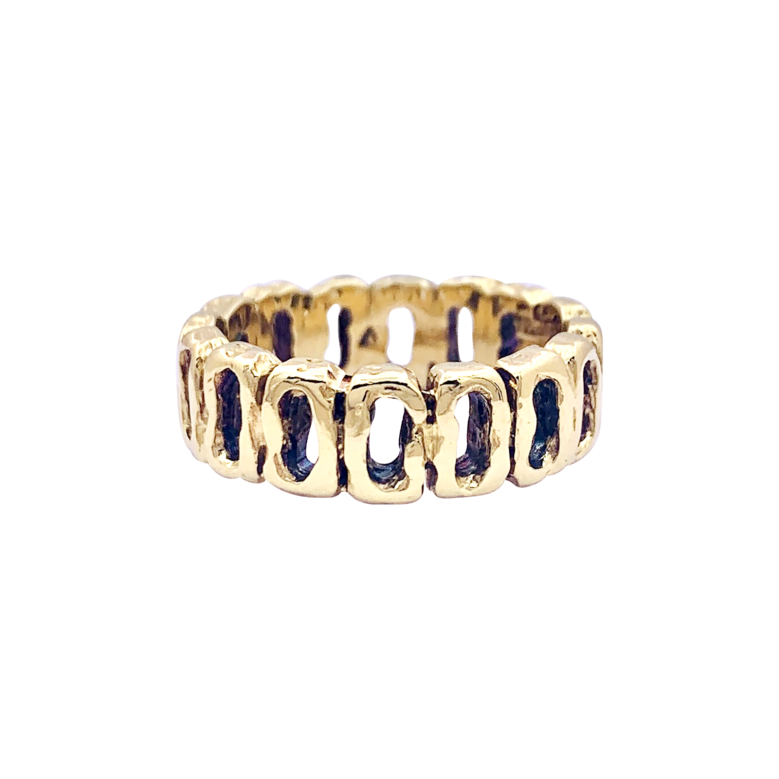 Bague vintage or jaune. 4