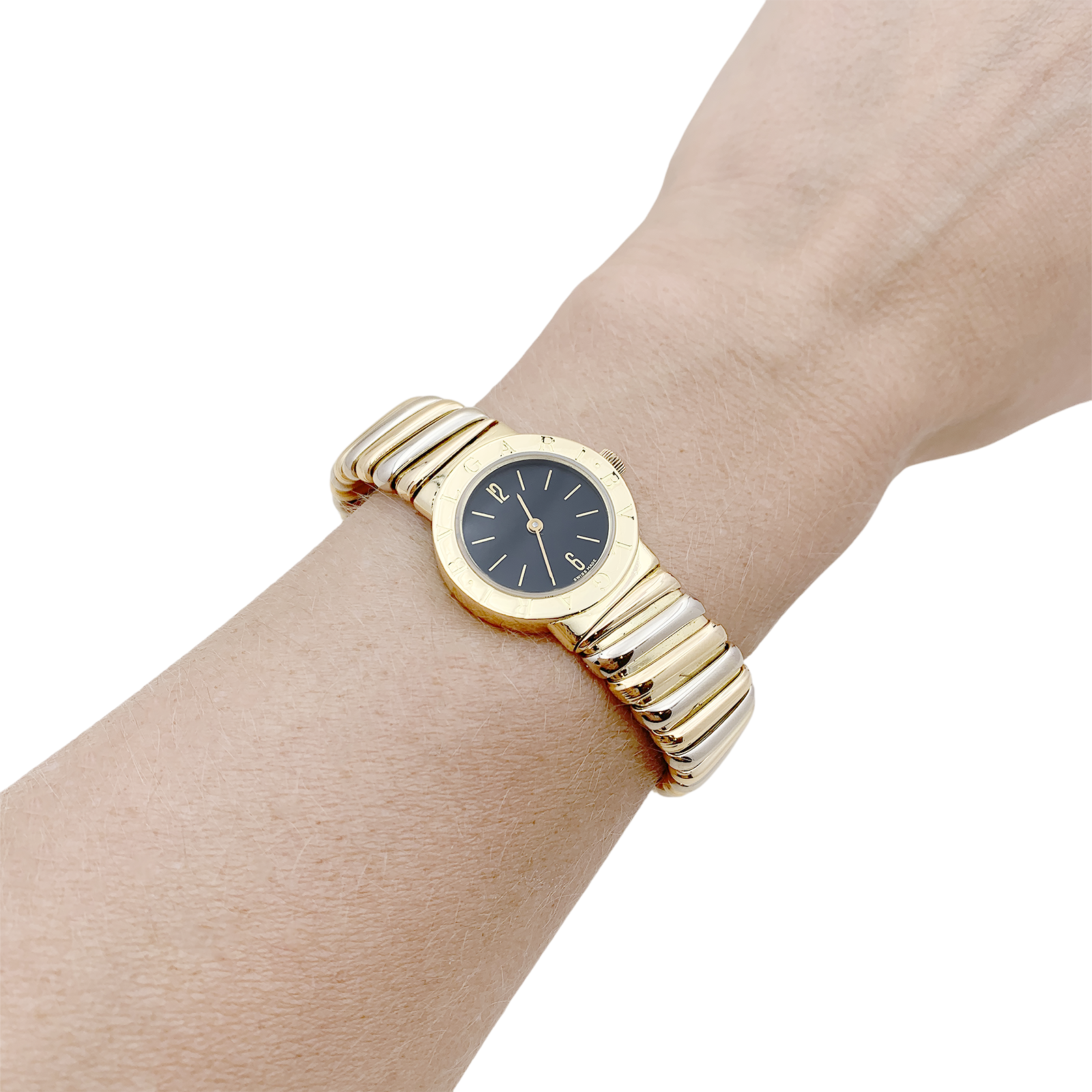 Montre Bulgari, "BB 23 2T", deux ors.  6