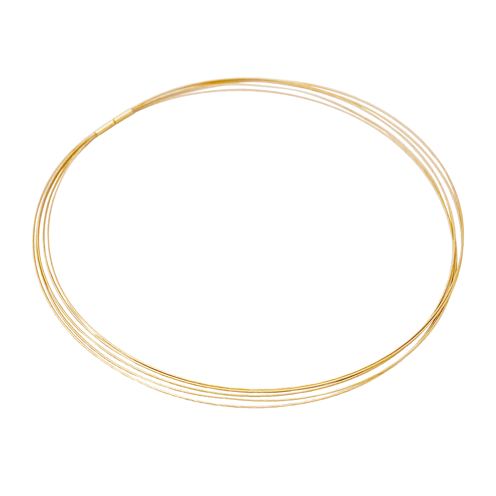 Collier DINH VAN, cinq câbles en or jaune. 1