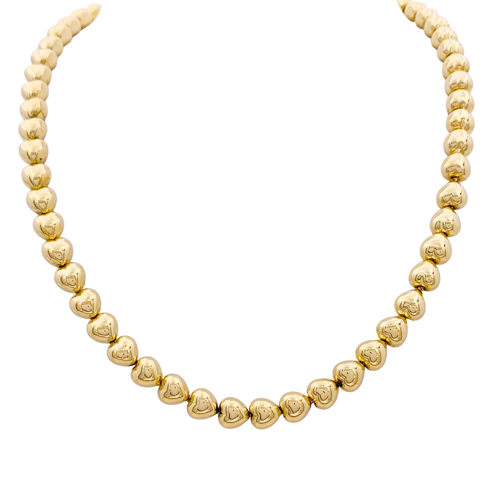 Collier « Cœurs » or jaune. 1