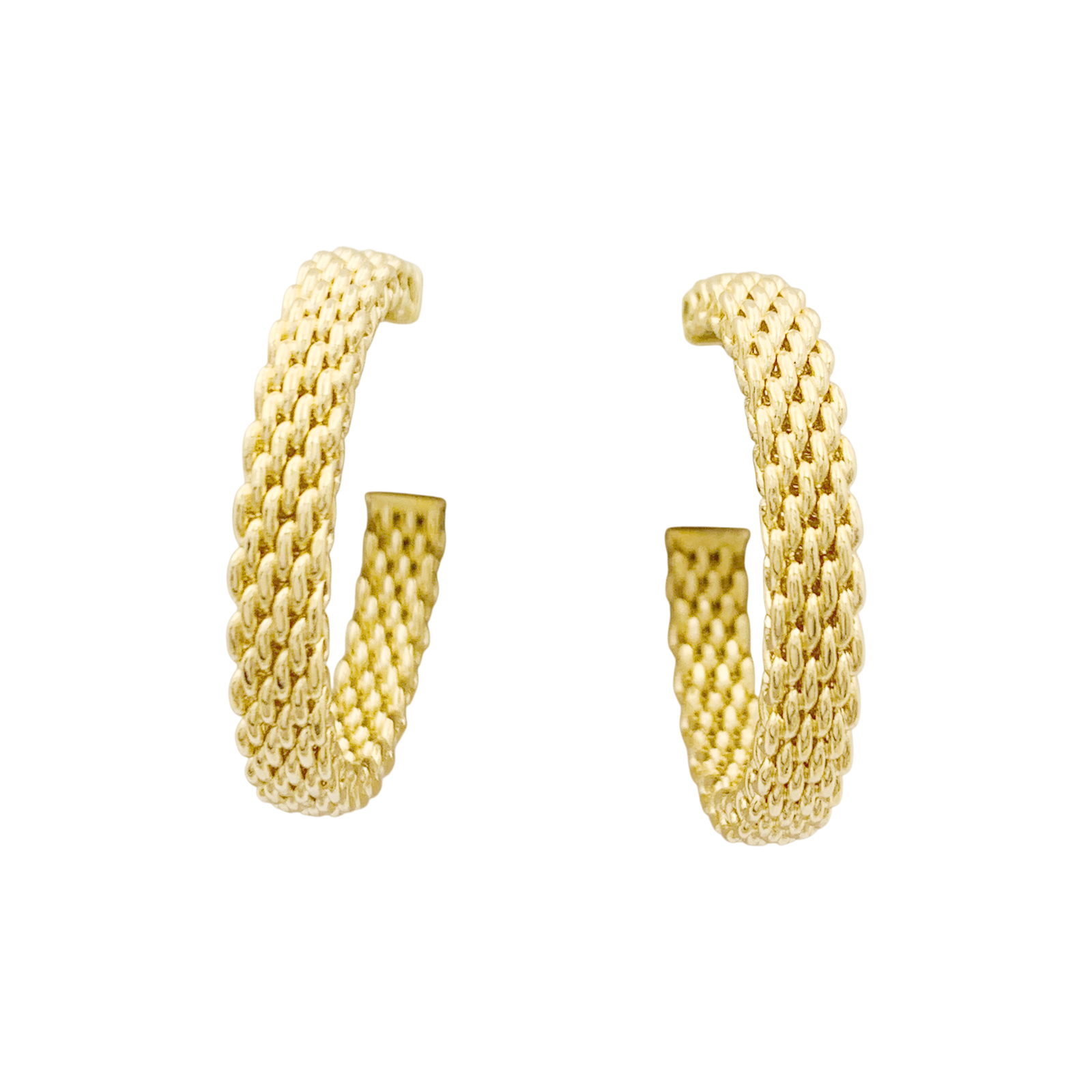Créoles Tiffany & Co "Somerset" or jaune. 3