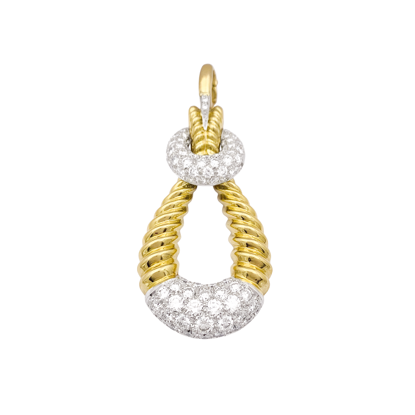 Pendentif vintage Kutchinsky or, diamants. 5