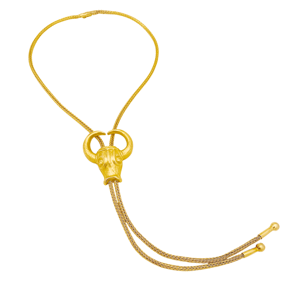 Collier LALAOUNIS, « Taureau », or jaune. 1