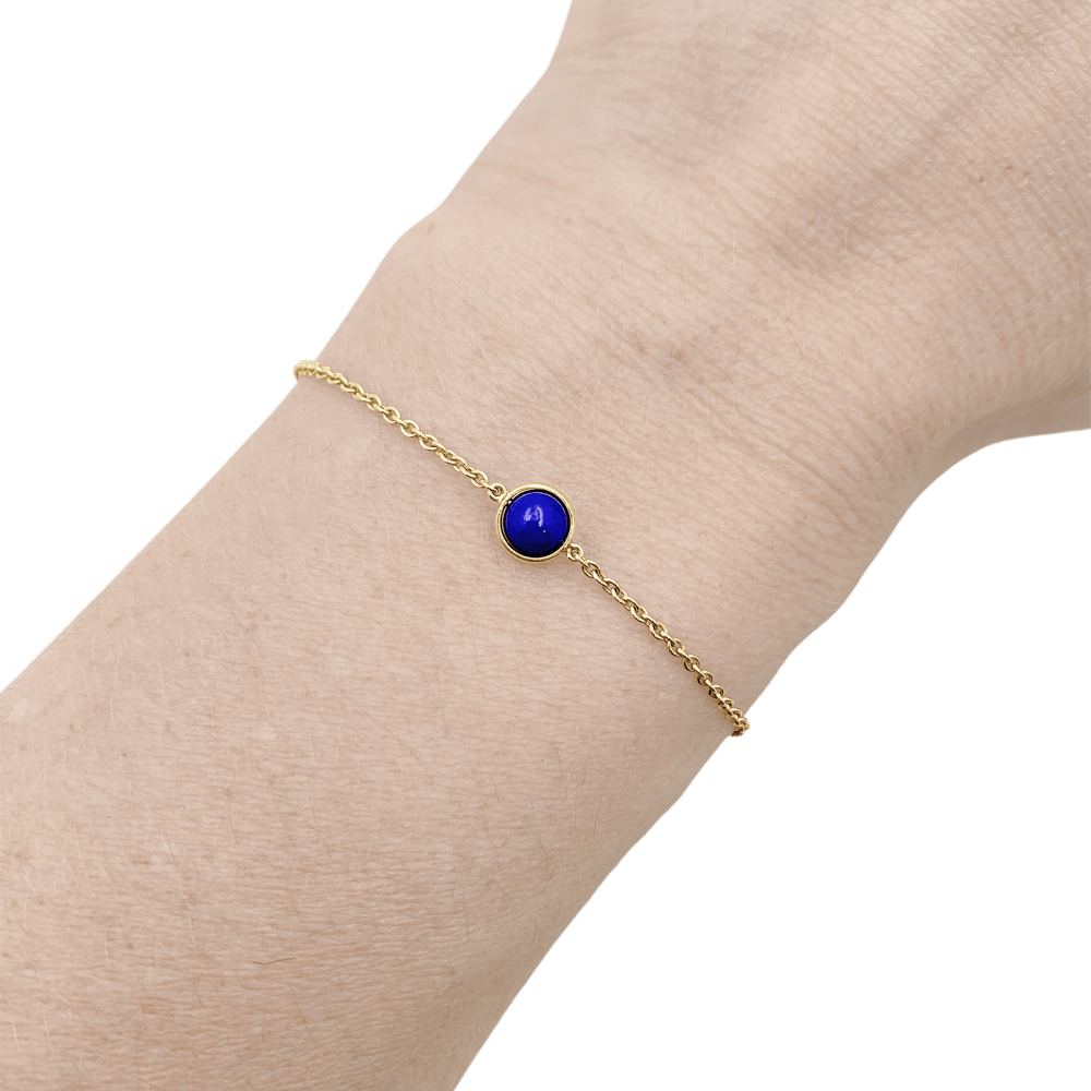 Bracelet Piaget, "Possession", or rose, lapis-lazuli.  4