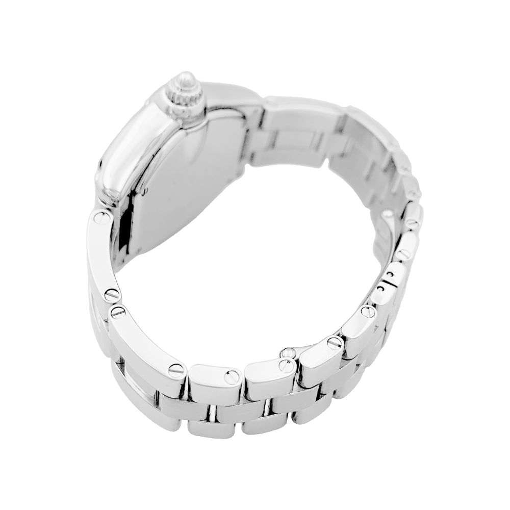 Montre Cartier, "Roadster", acier.  3