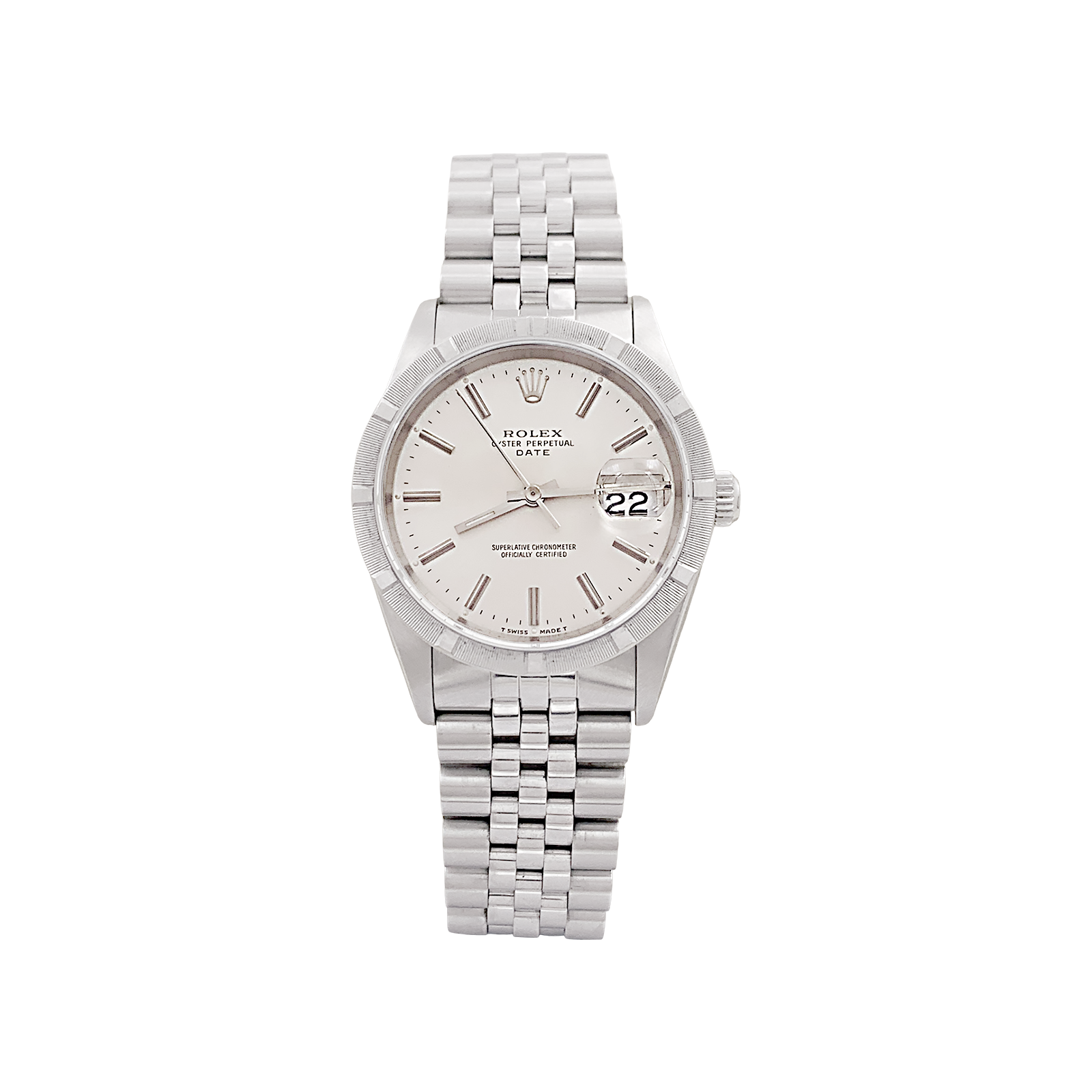 Montre Rolex "Oyster Perpetual Date" acier. 1