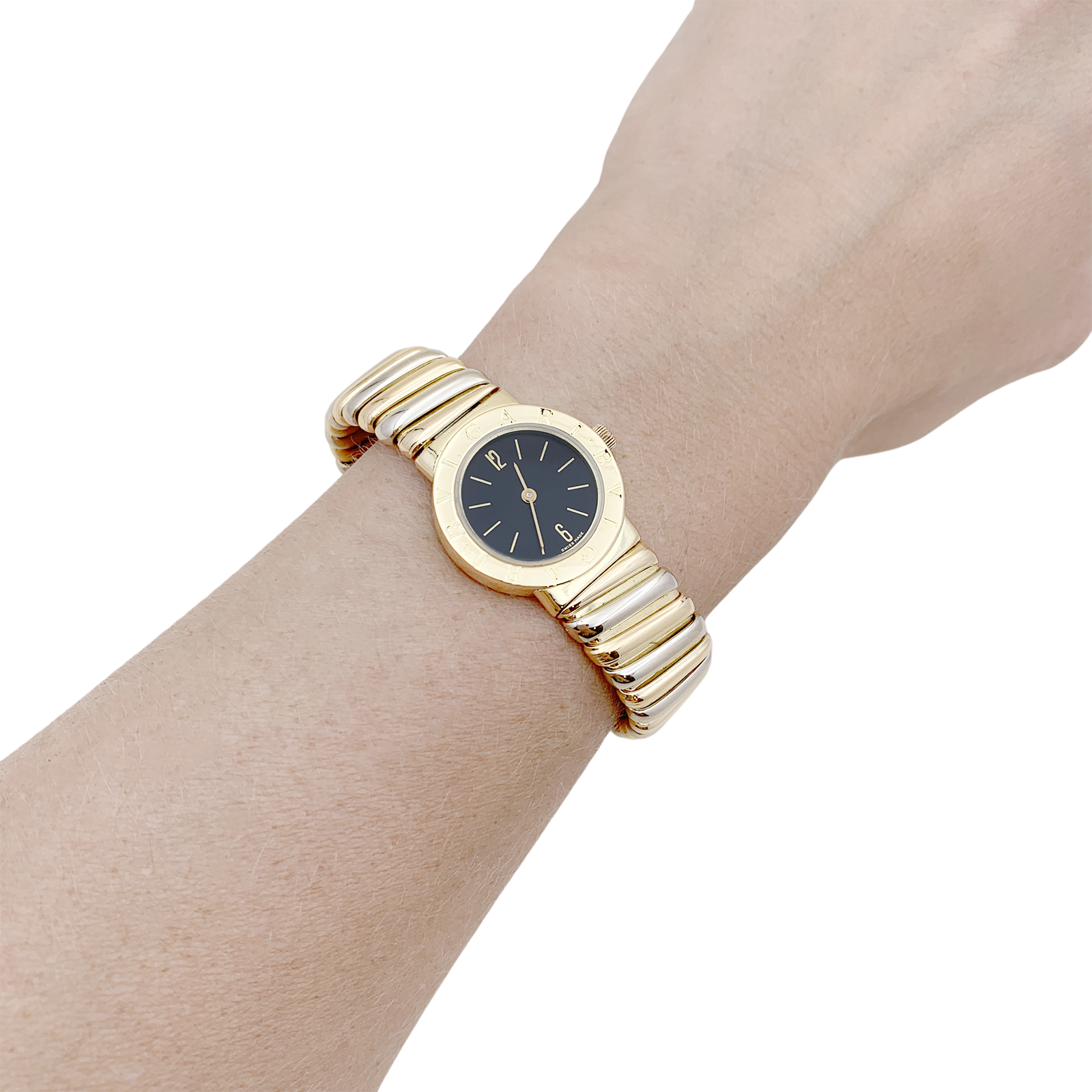 Montre Bulgari, "BB 23 2T", deux ors.  5