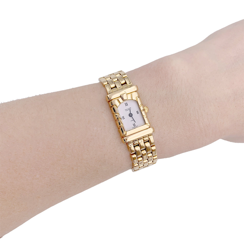 Montre Van Cleef & Arpels, "Façade", or jaune. 7