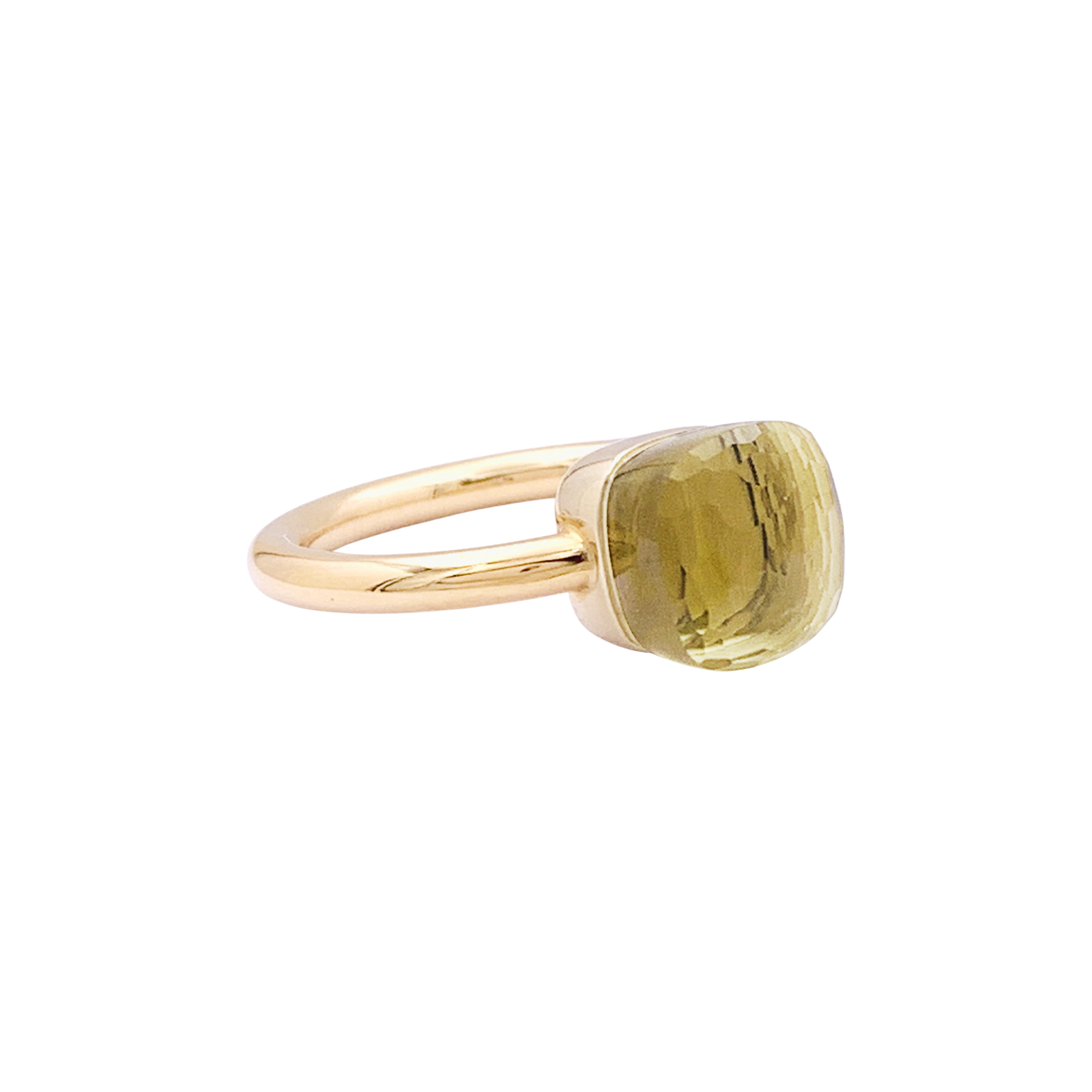 Bague Pomellato, "Nudo", petit modèle, quartz citron. 2