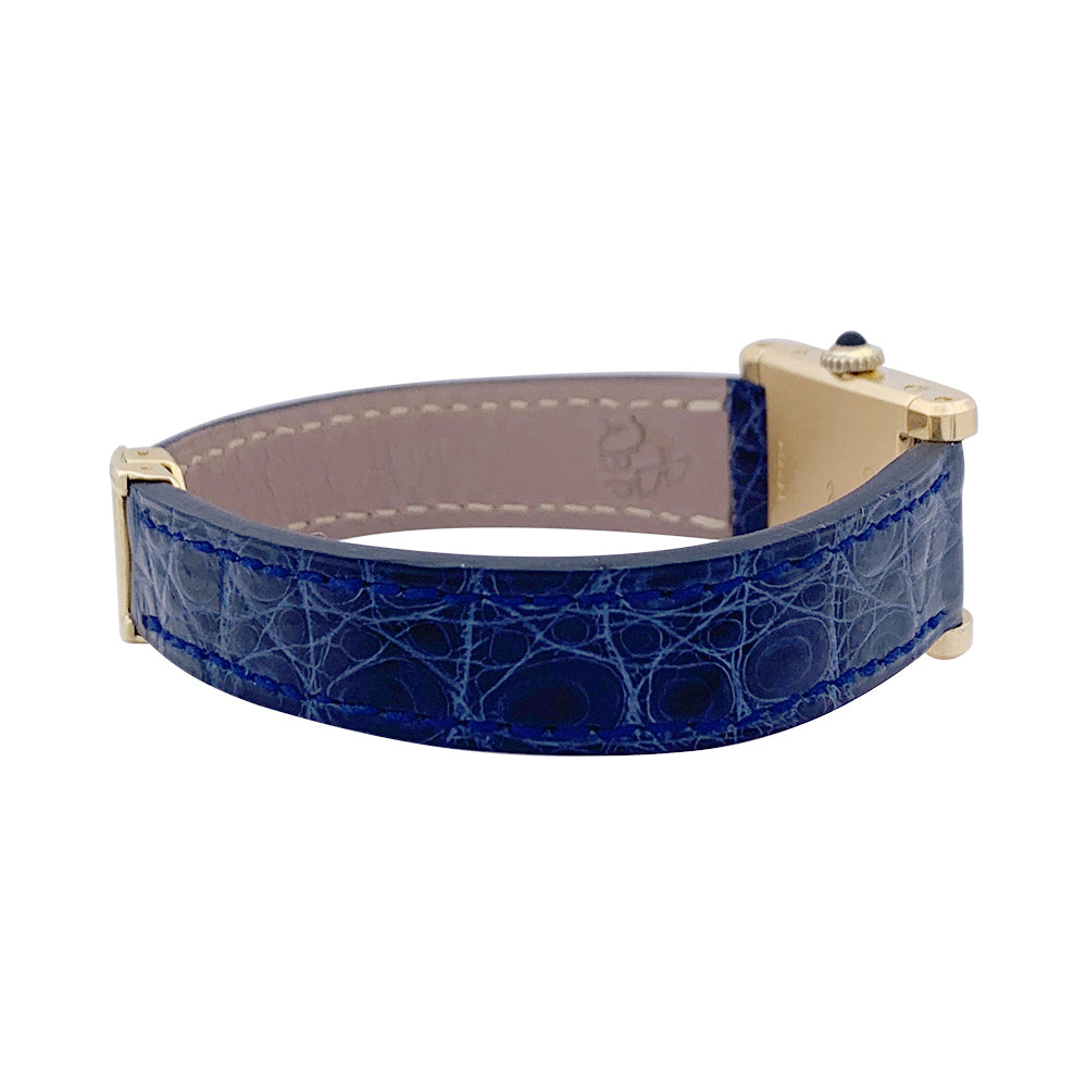 Montre Cartier "Tank Normale" or jaune. 5