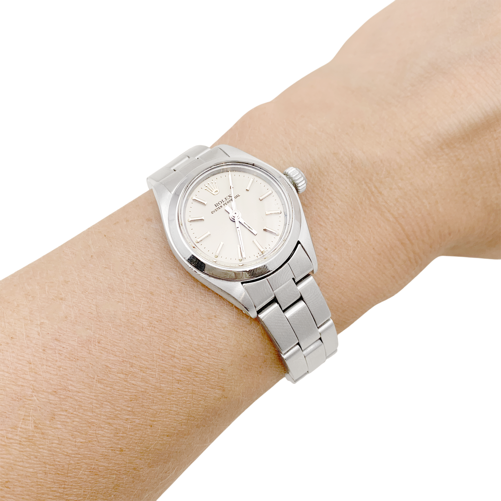 Montre Rolex, "Oyster Perpetual" acier. 6
