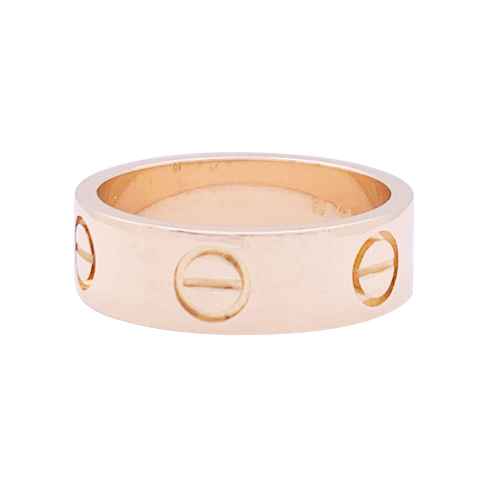 Bague Cartier, “Love”, or rose. 1