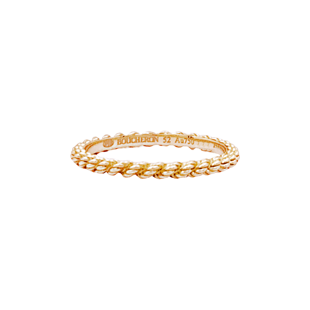 Bague Boucheron, "Serpent Bohème", or rose.  1