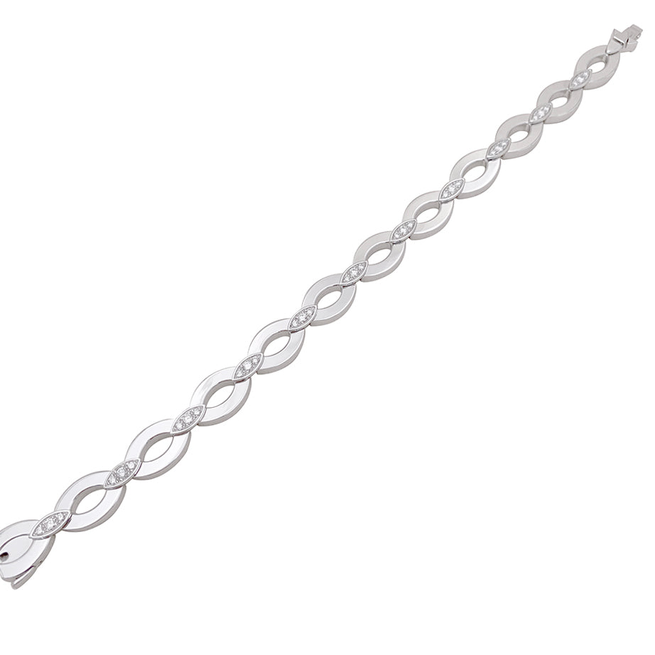 Bracelet Cartier "Diadéa" or blanc, diamants. 2