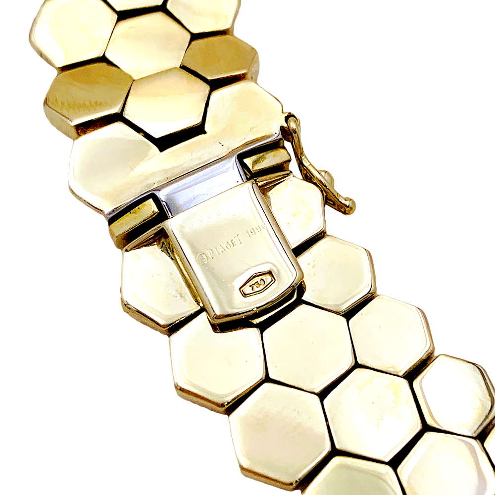 Collier Piaget "Glancy" or jaune, diamants. 3