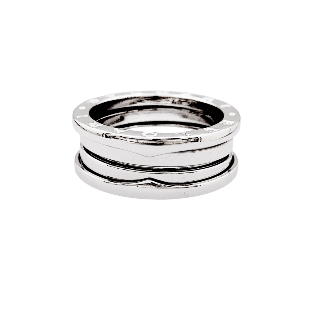 Bague Bulgari, « B.Zéro 1 », or blanc.  2
