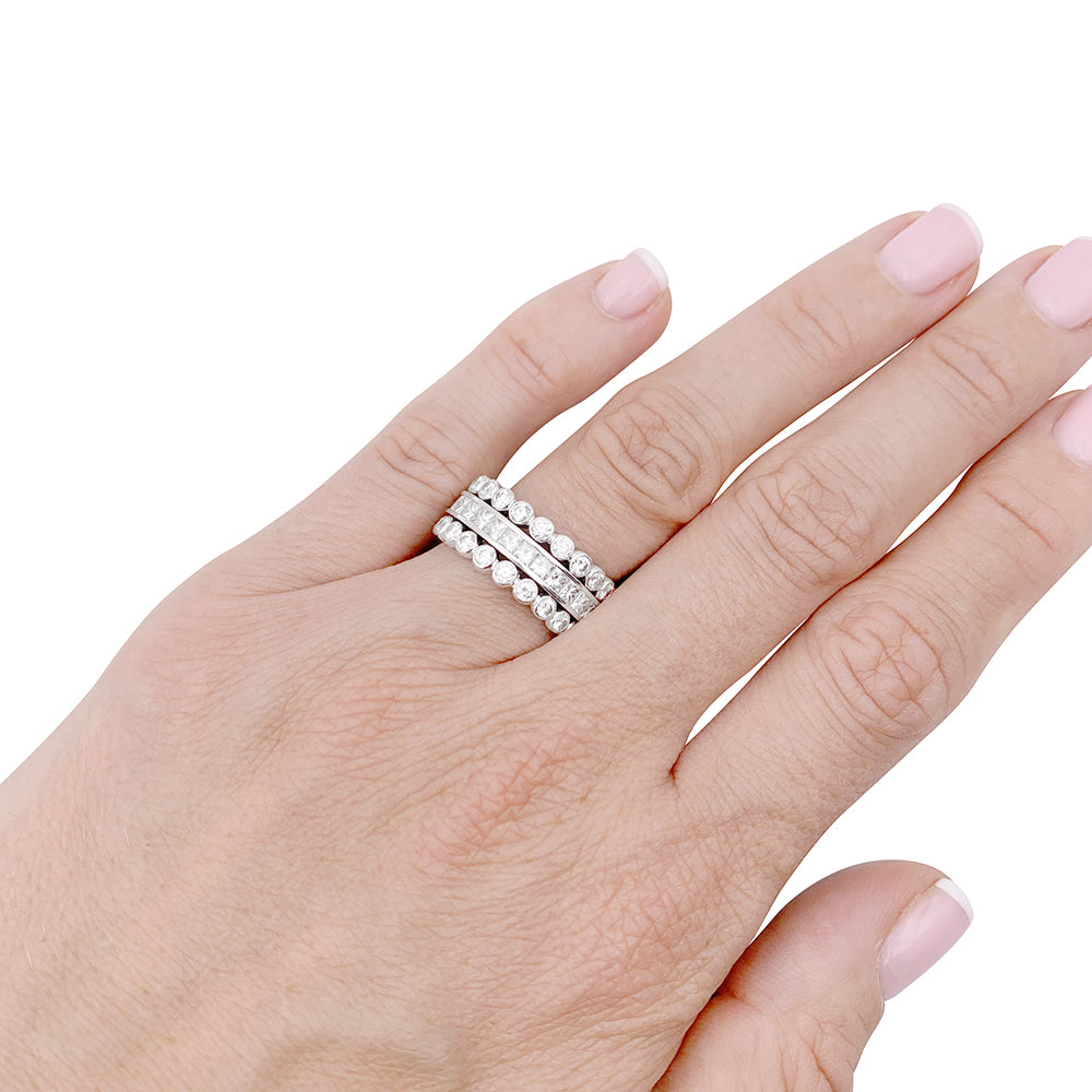 Bague Cartier, platine, diamants. 6