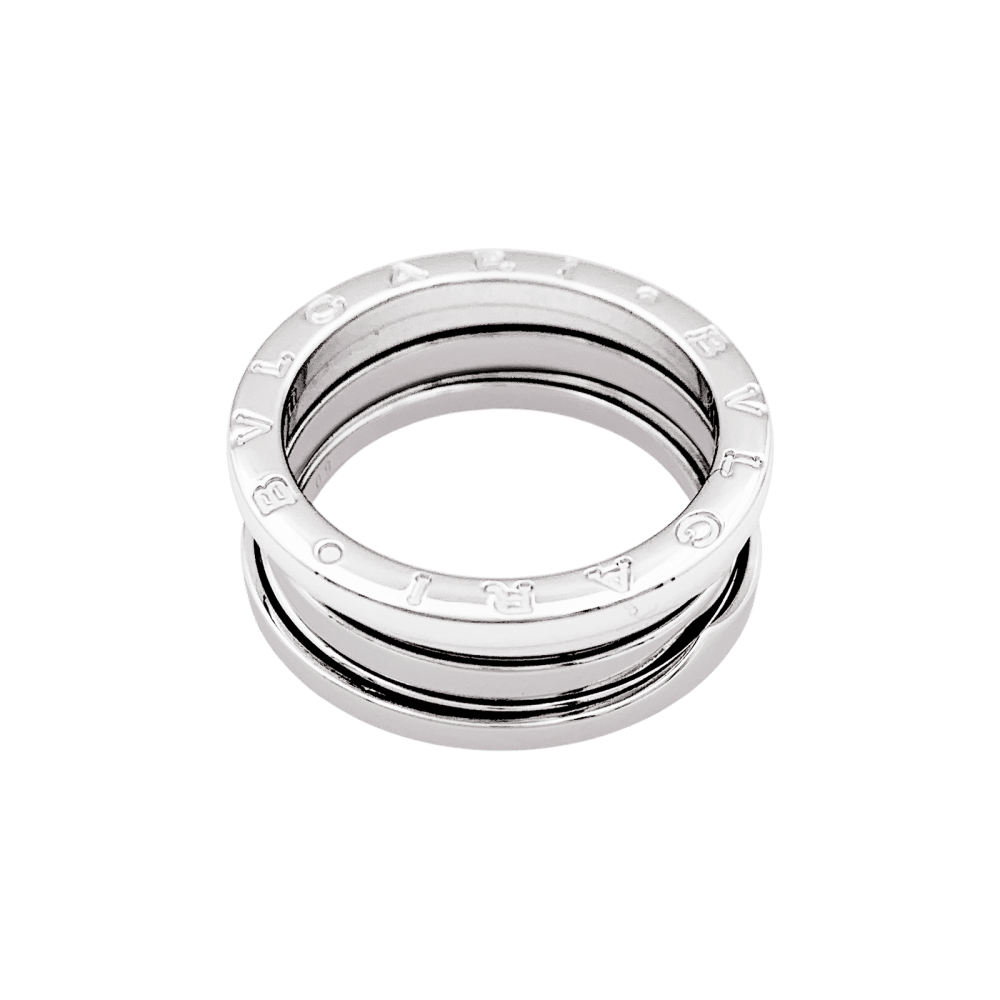 Bague Bulgari, « B.Zéro 1 », or blanc.  3