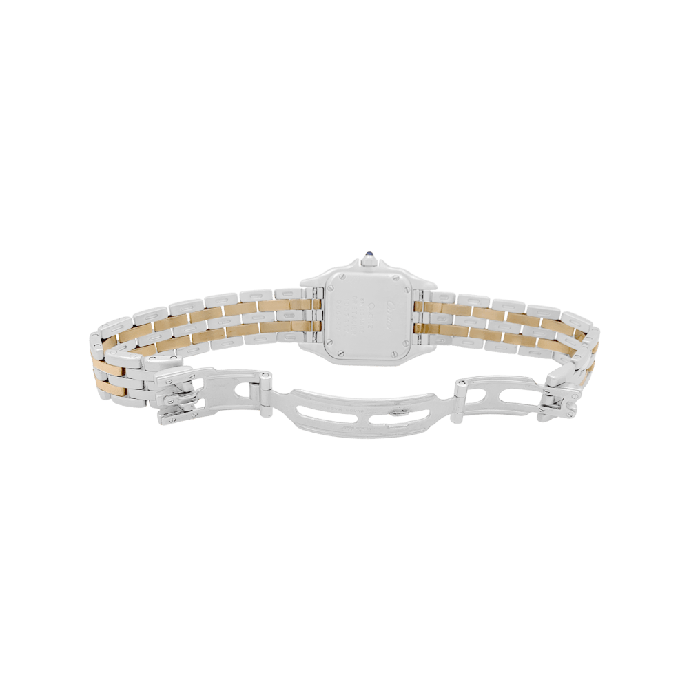 Montre Cartier, "Panthère", or jaune, acier. 5