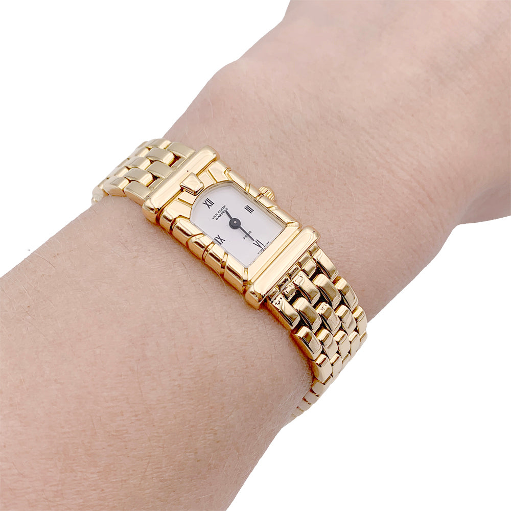 Montre Van Cleef & Arpels, "Façade", or jaune. 8