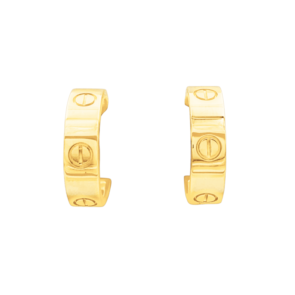 Boucles d'oreilles Cartier, "Love", modèle classique or jaune. 1