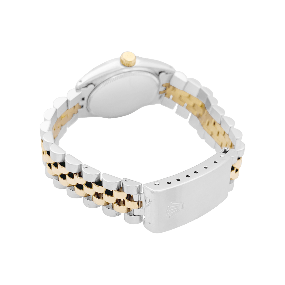 Montre Rolex, "Oyster Perpetual", or jaune et acier.  3