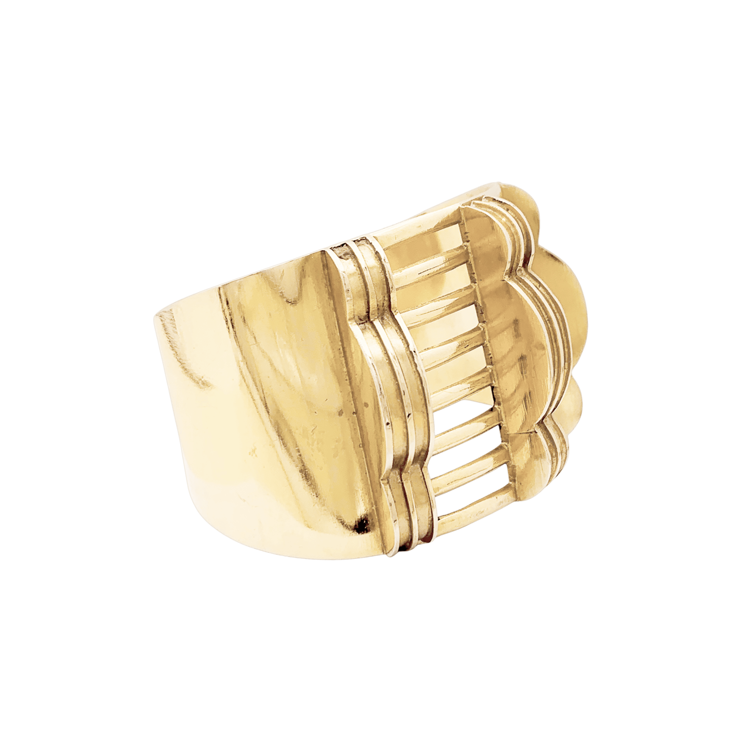Bracelet manchette or rose.  4