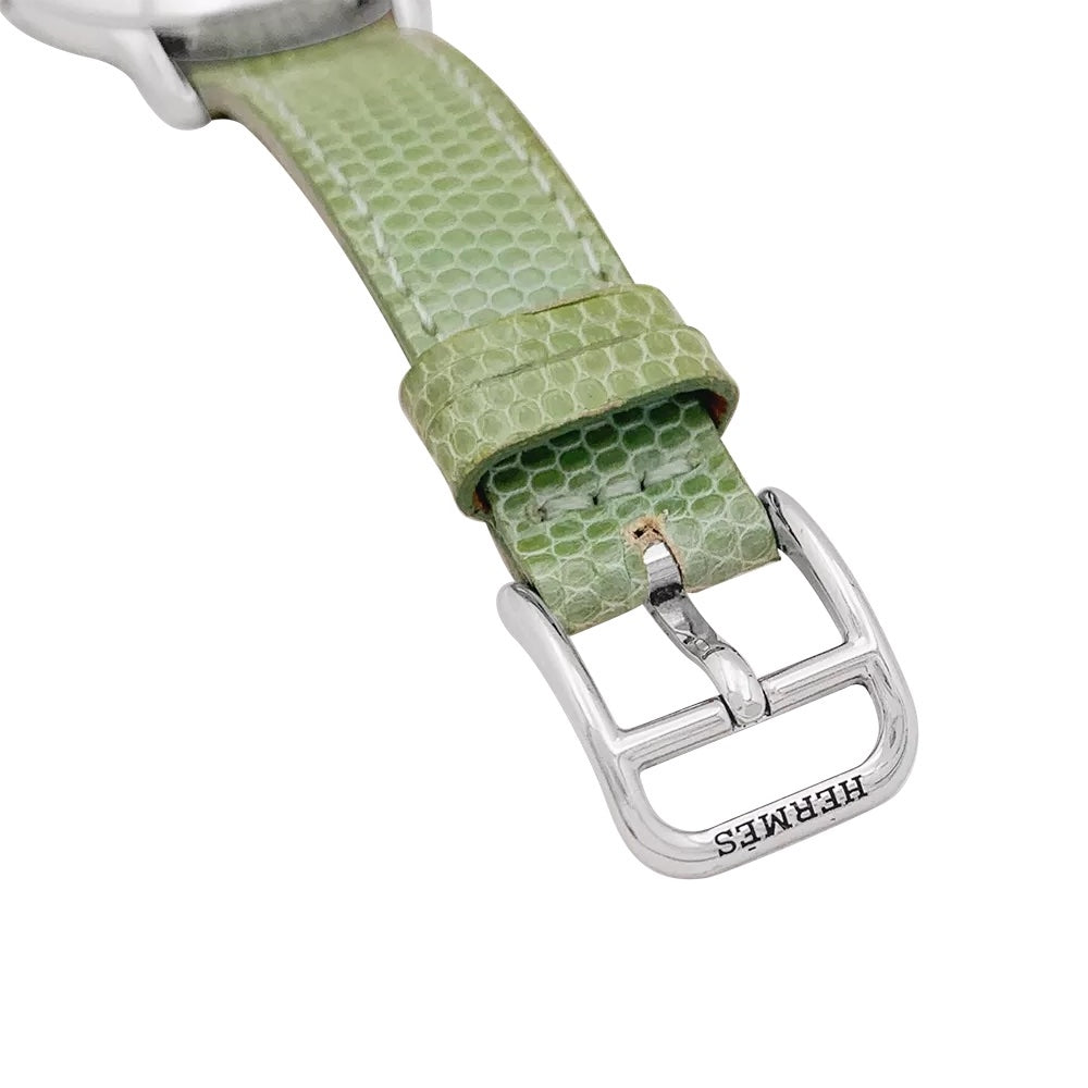 Montre Hermès, "Slim", acier. 4