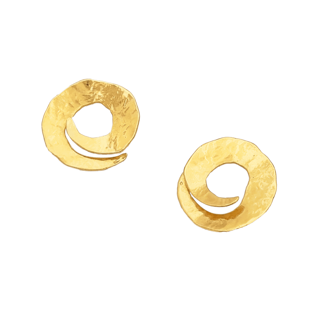 Boucles d'oreilles Arthus-Bertrand en or jaune.  3