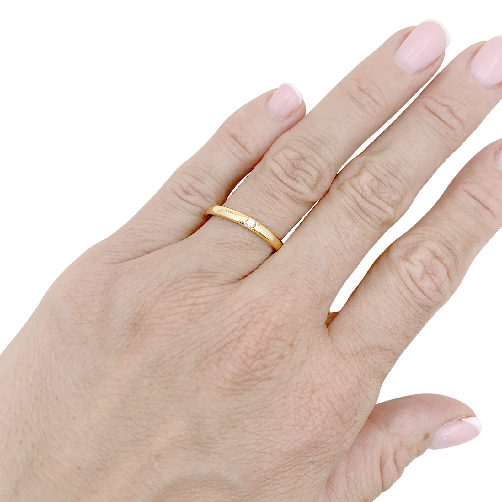 Bague Pomellato, "Lucciole", or jaune, diamant.  4