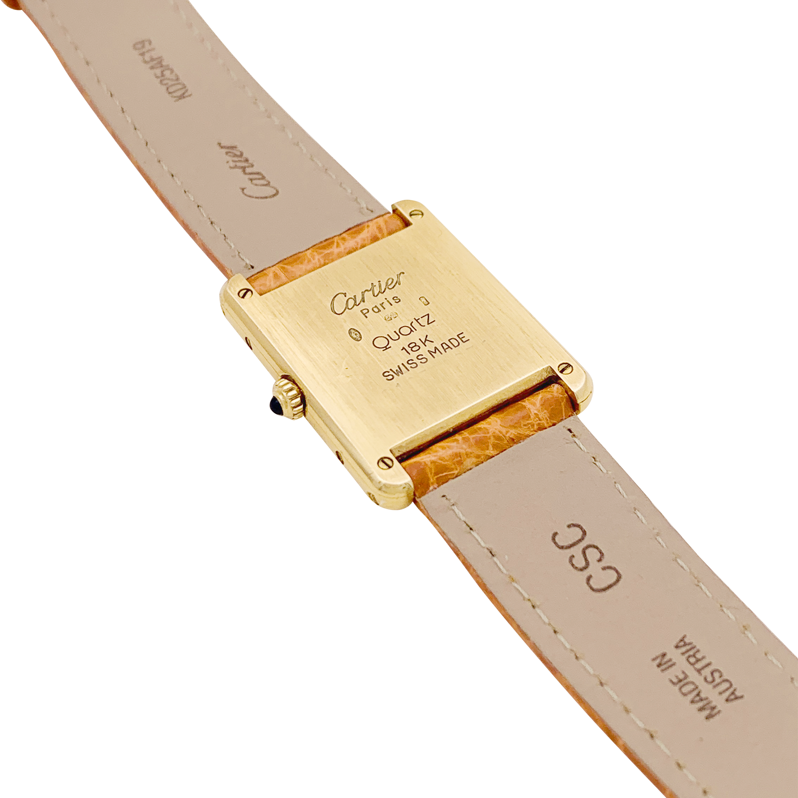 Montre Cartier, "Tank Louis Cartier", or jaune. 3