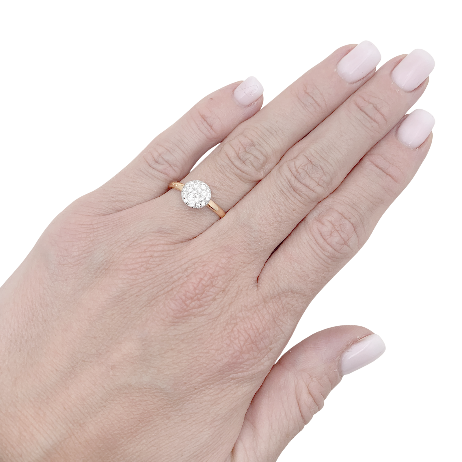 Bague Pomellato "Sabbia" or, diamants. 1