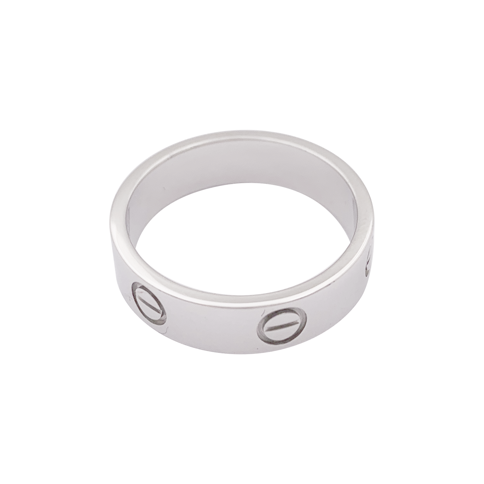 Bague Cartier "Love" platine. 2