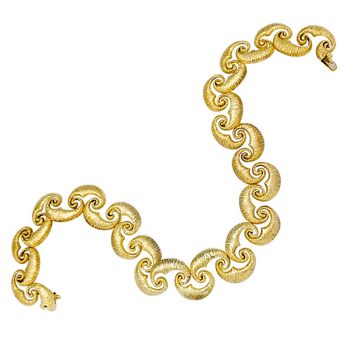 Collier en or jaune vintage. 2
